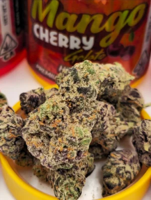 mad labs mango cherry gelato flower