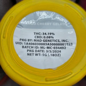 mad labs flower mango cherry gelato