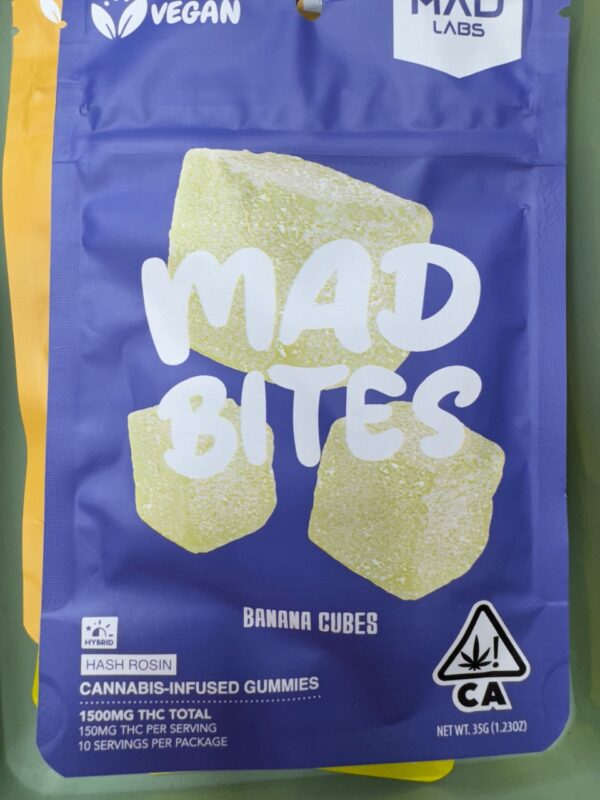 mad bites banana cubes