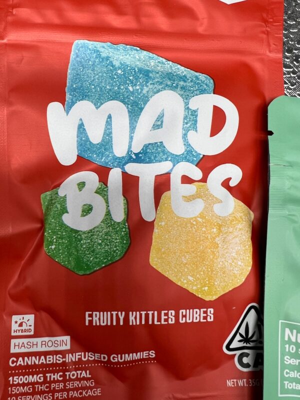 mad bites hash rosin edibles