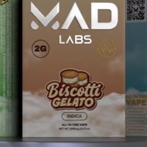 mad labs biscotti gelato disposable