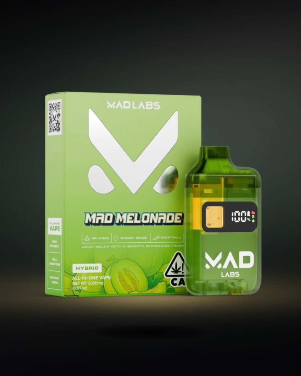 mad labs 2g translucent series disposable